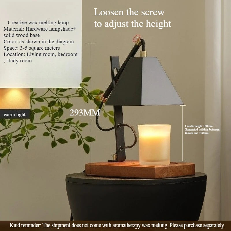Bedhead Warm Light Aromatherapy Wax Melting Lamp Creative Industrial American Aroma Expanding Atmosphere Small Desk Lamp
